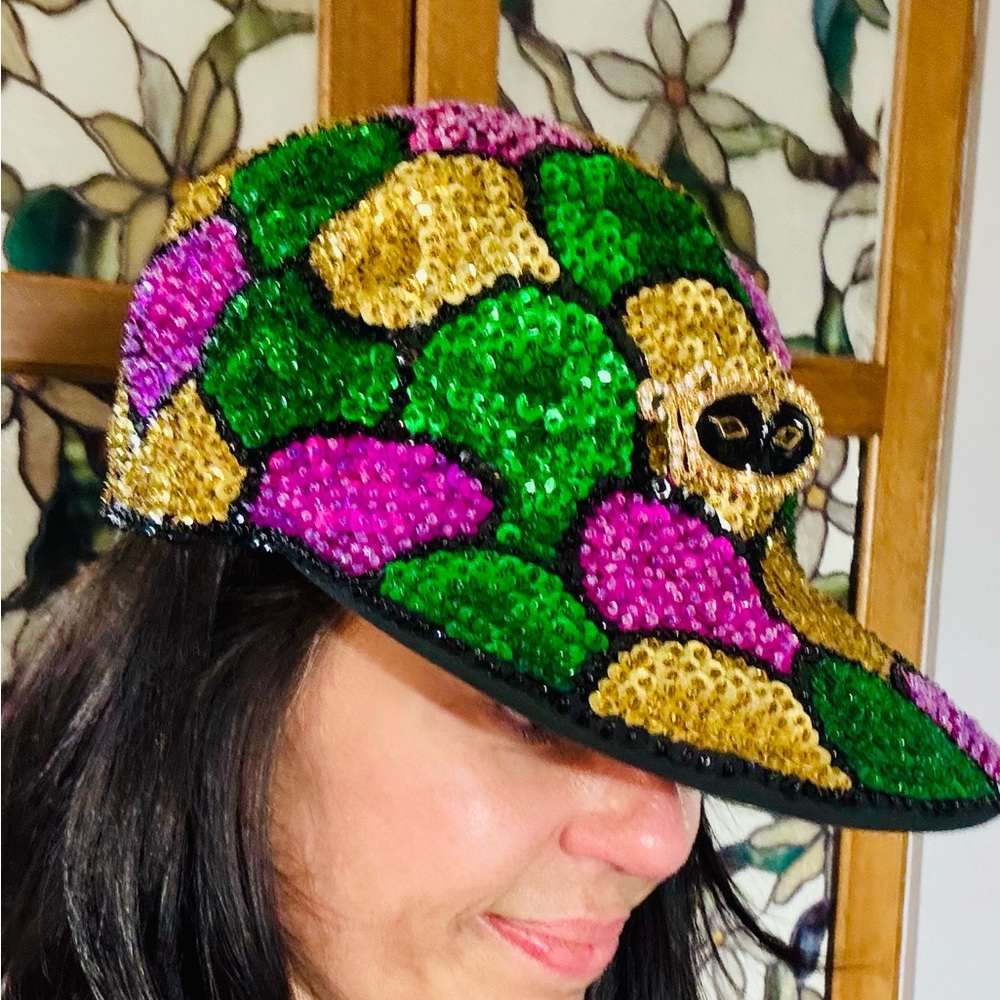 Sequin Multicolor Cap